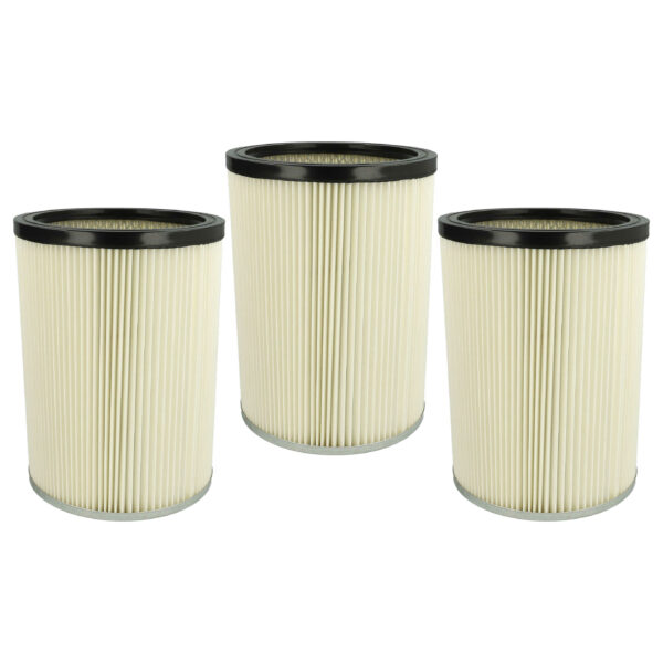 Pack 3 Filtros de Cartucho vhbw para Aspiradores Kärcher 6.904-325.0, 6.904-048.0