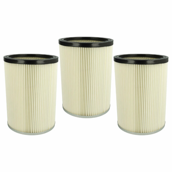 Pack 3 Filtros de Cartucho vhbw para Aspiradores Kärcher 6.904-325.0, 6.904-048.0