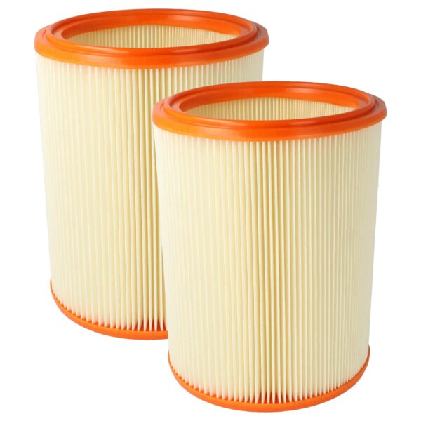2x Filtro Plissado de Substituição vhbw para Aspirador Festool 486241