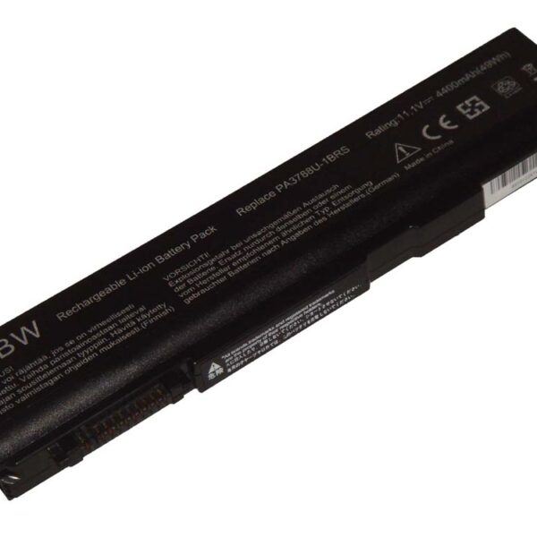 Bateria para Notebook Toshiba PABAS223, PA3788, PA3788U-1BRS - 4400 mAh 10.8 V Li-Ion vhbw