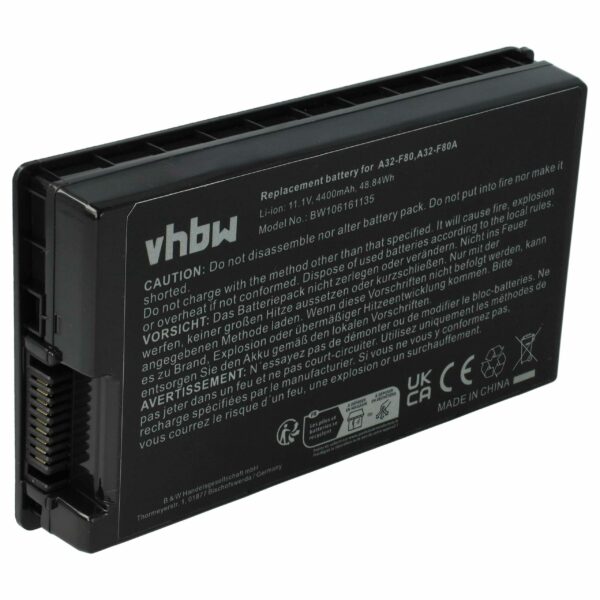 Bateria para Notebook Asus vhbw 90-NF51B1000 - 4400 mAh 11.1 V Li-Ion
