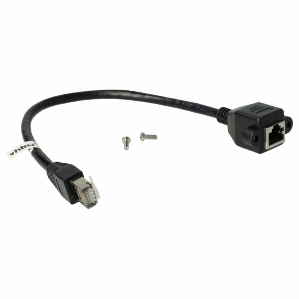 Cabo de Extensão Cat6 RJ45 Macho para Fêmea - Cabo Ethernet vhbw 0,3 m