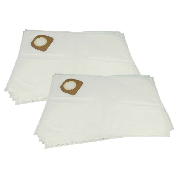 10x Sacos para Aspirador Compatíveis com Dewalt DCV9402-XJ - Microfleece vhbw