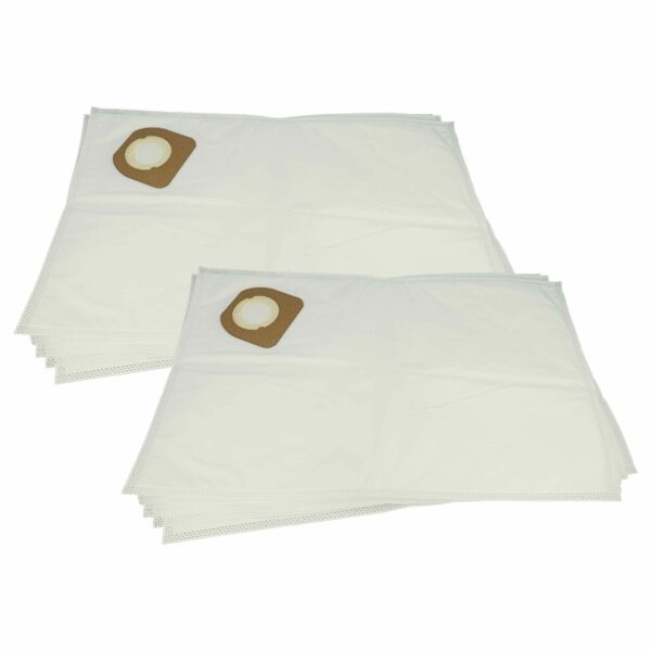 10x Sacos para Aspirador Compatíveis com Dewalt DCV9402-XJ - Microfleece vhbw