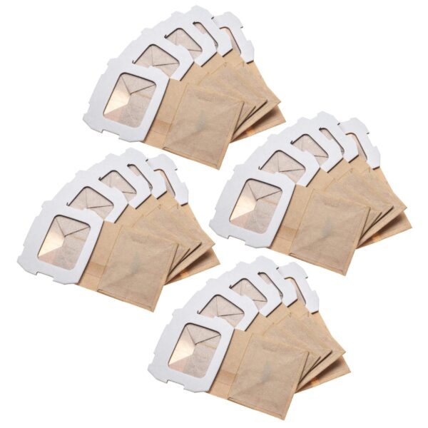 20x Filtro Turbo para Makita 194746-9 Lixadeira Elétrica e Orbital - Papel, Dupla Camada