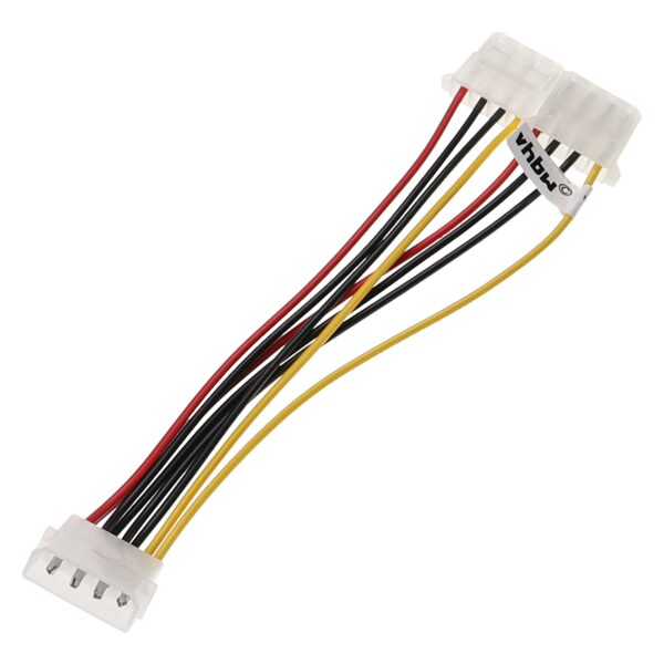 Cabo de Alimentação Y Molex vhbw para Discos Duros IDE (10 unidades, 18 cm)