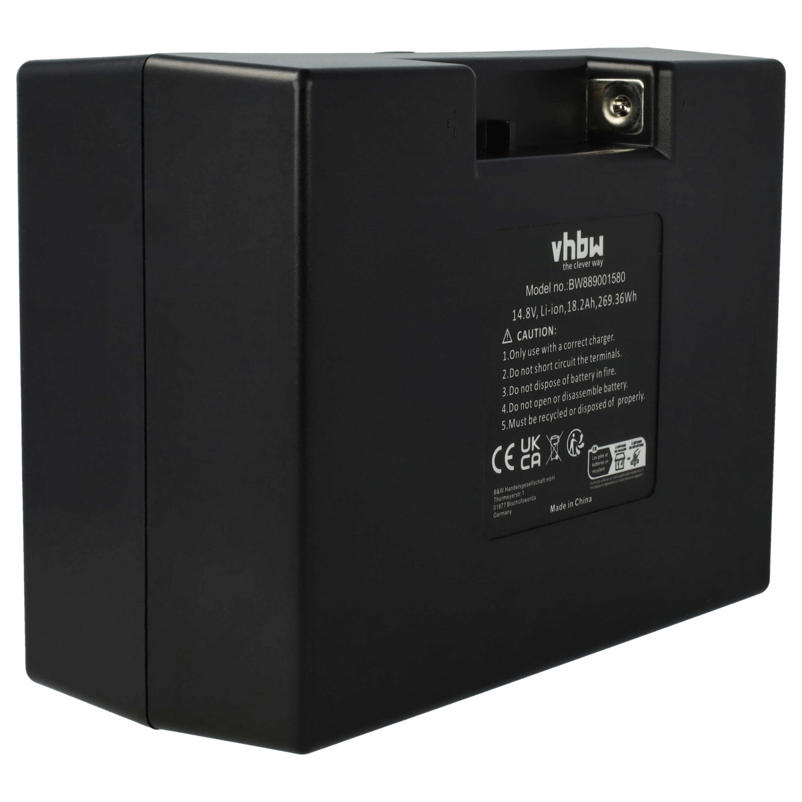 Bateria vhbw para Carrinho de Golfe Elétrico 14.8V 18200mAh (Substitui 12V18Ah) - Image 3