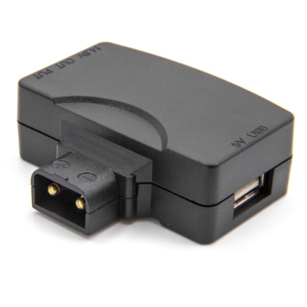 Adaptador vhbw D-Tap Macho para USB Fêmea para Baterias de Câmara Blackmagic, RED, Sony e Canon