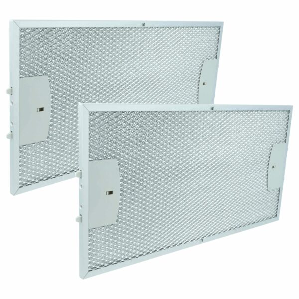 2x Filtro de Gordura Metálico Longa Duração vhbw para Siemens 00434107
