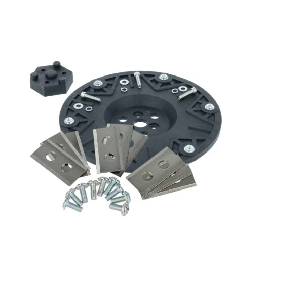 Kit de Acessórios vhbw 10 Peças para Cortador de Relva Einhell e Kress - Preto e Prata