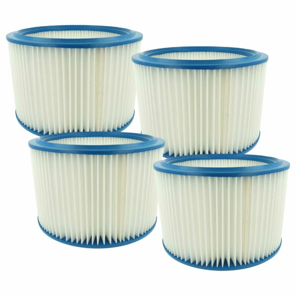 4x Elemento de Filtro vhbw compatível com Festool 496406 para Aspirador Festool