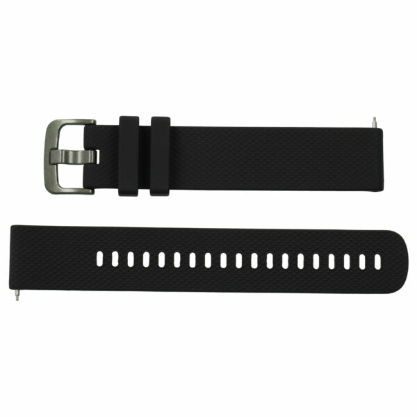 Pulseira tamanho L para Samsung Galaxy Watch - Silicone preto, até 260 mm de perímetro de pulso