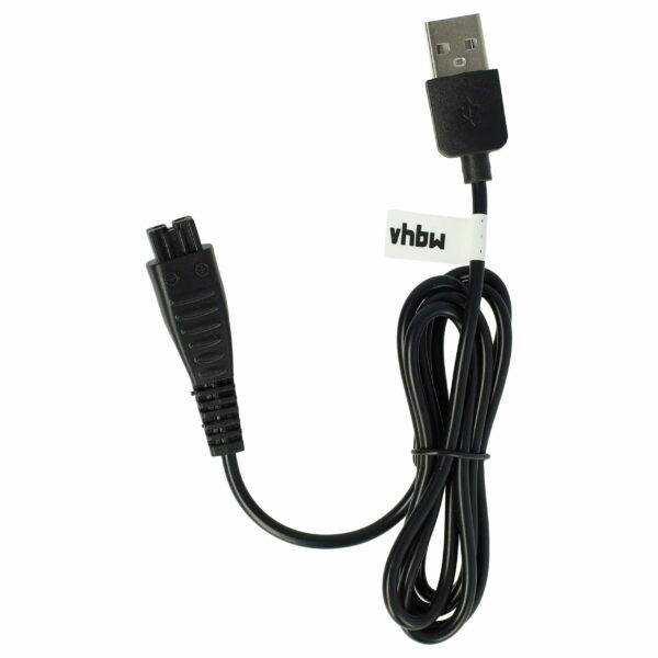Cabo de Carregamento USB para Máquina de Barbear Panasonic RE7-59, RE7-68, RE7-51, RE7-40 - vhbw