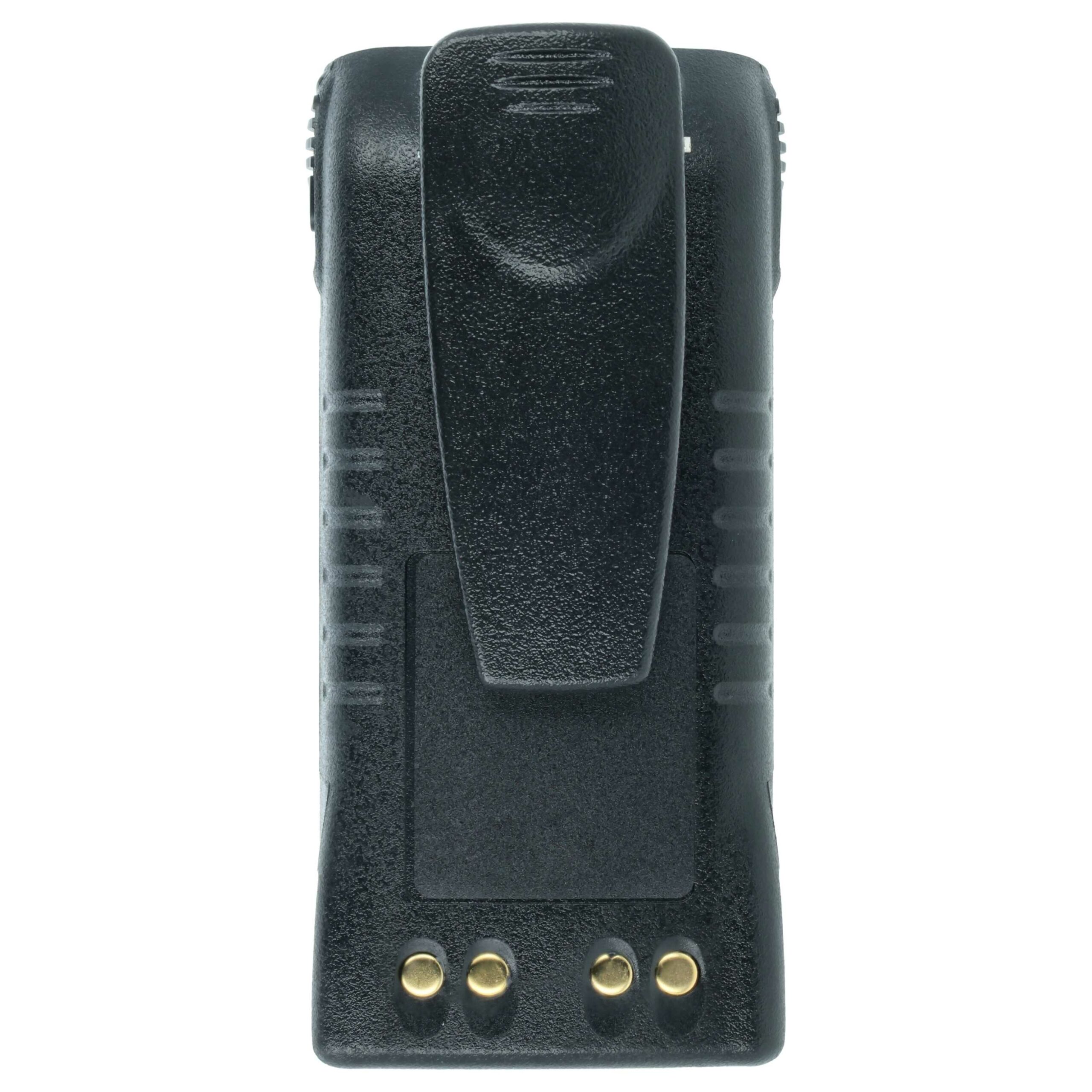 Bateria vhbw para Rádios Motorola NNTN5510 - 1500 mAh 7.4 V Li-Ion com Clipe de Cintura (Pack 2x) - Image 4