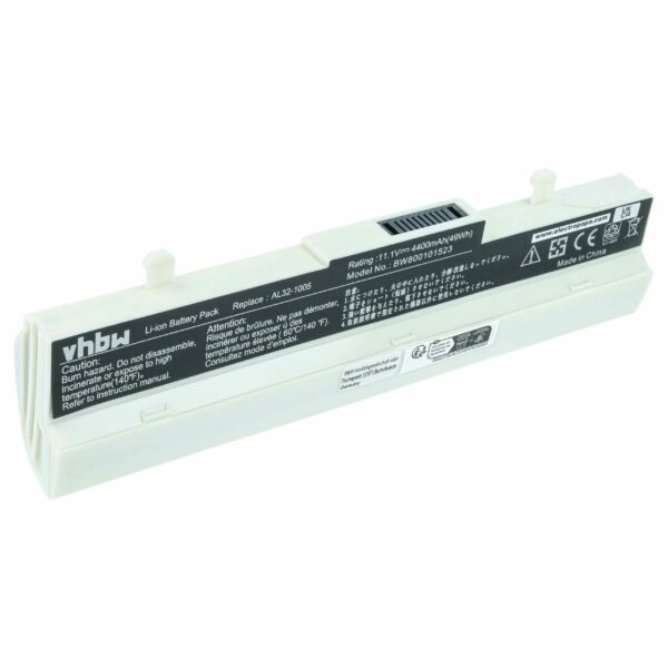 Bateria para Notebook Asus compatível com 70-OA1B1B2100, 0B20-00KA0AS, 90-OA001B9000 - 4400 mAh 11.1 V Li-Ion, Branca