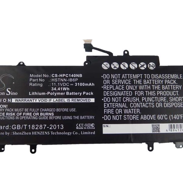 Bateria para Portátil vhbw para HP Chromebook 14, Slatebook 14, Stream 14 - 3100 mAh 11.1 V