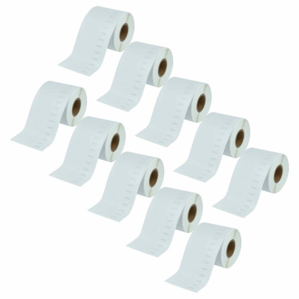 10 Rolos de Etiquetas Compatíveis com Dymo 99019 - 59 mm x 190 mm