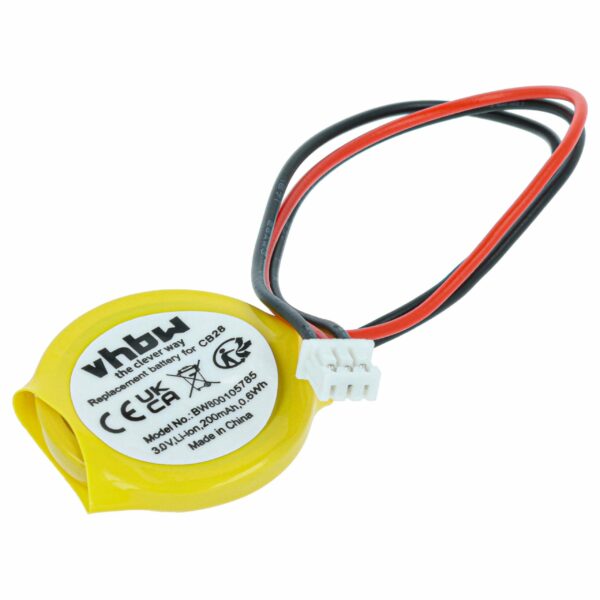 Bateria BIOS vhbw para Dell 23.22056.001, CB28 - 200 mAh 3V Li-Ion