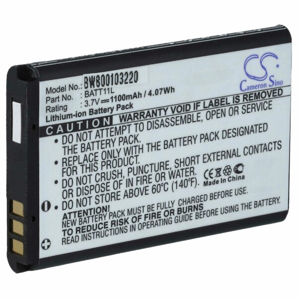 Bateria para Videocâmara vhbw compatível com Midland BATT11L - 1100 mAh 3.7 V Li-Ion