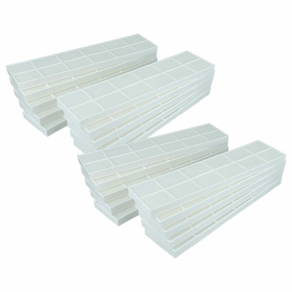 Conjunto 20x Filtros de Ar ISO Coarse 30% compatível com Zehnder 990322100, 990 322 100