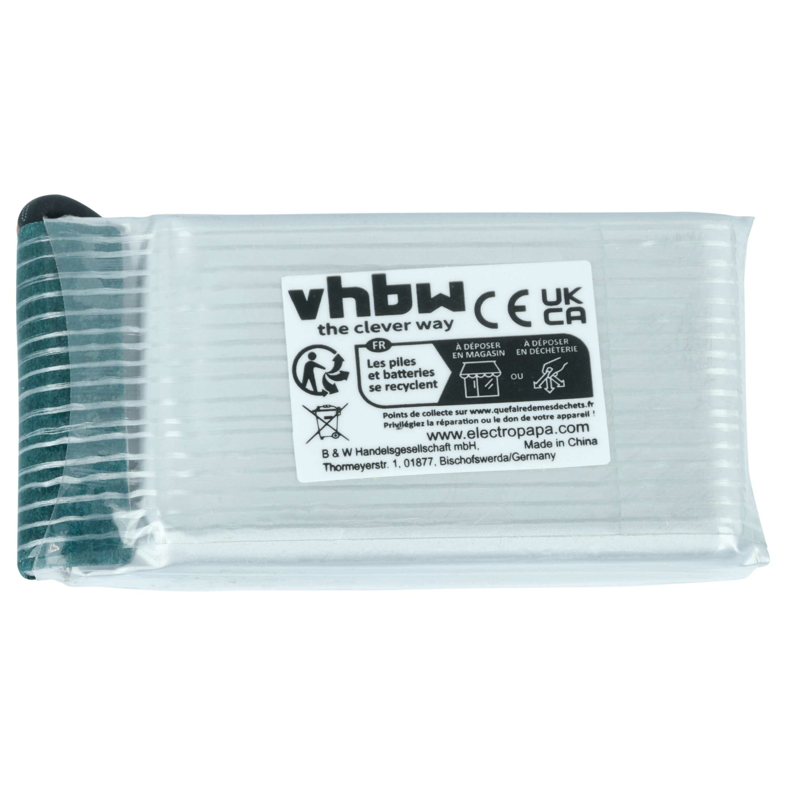 Bateria vhbw para Hubsan H107C-A24 - 650 mAh 3.7 V Li-polímero - Image 4