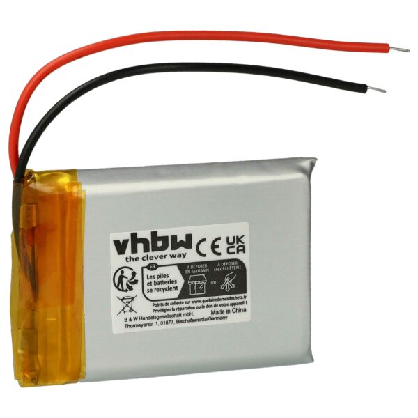 Bateria para Auscultadores Wireless Marshall VDL603040 - 650 mAh 3.7 V Li-Ion vhbw