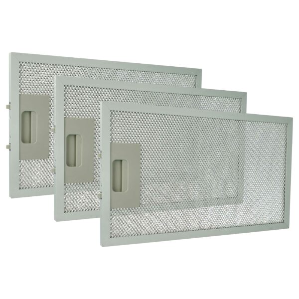 vhbw 3x Filtro de Gordura Metálico para Extractor Klarstein 10032228, Lorea