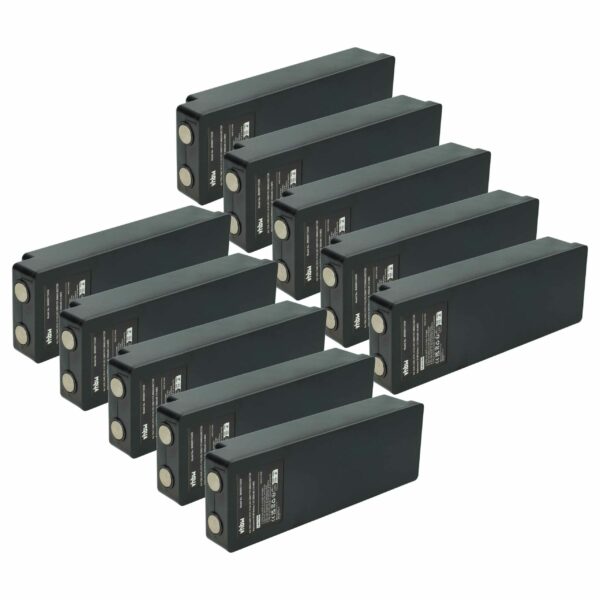 10x Bateria substitui Scanreco 1026 compatível com Palfinger, Scanreco 590, 592 Comando Remoto - 2000 mAh