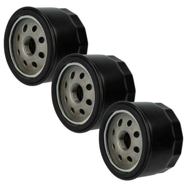 Conjunto de 3 Filtros de Óleo vhbw para Cortadores de Relva, Tractores e Equipamentos Liebherr