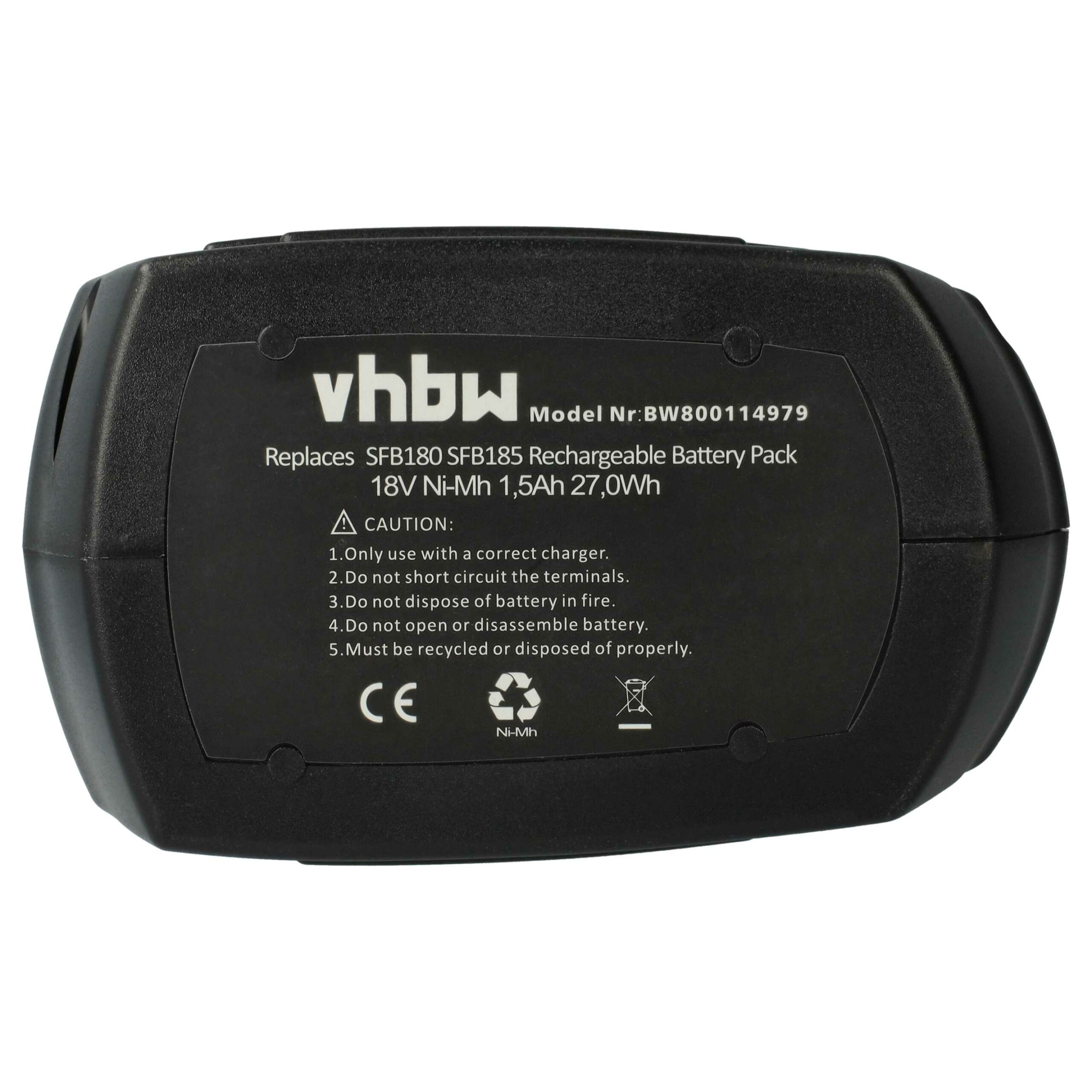 3 Baterias vhbw para Hilti SFB180, SFB185 - 18 V, 1500 mAh, NiMH - Image 3