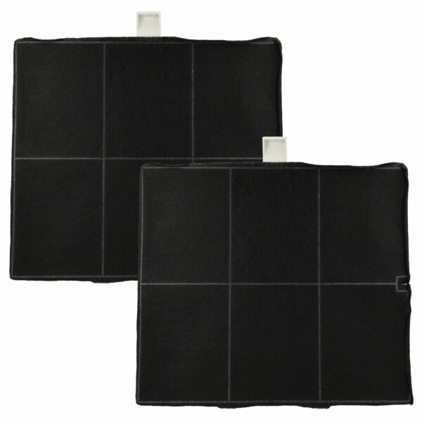 2x Filtro de Carvão Ativado de Substituição para Bosch DHZ5135 - Exaustor Bosch - 25.5 x 22.5 x 2.3 cm