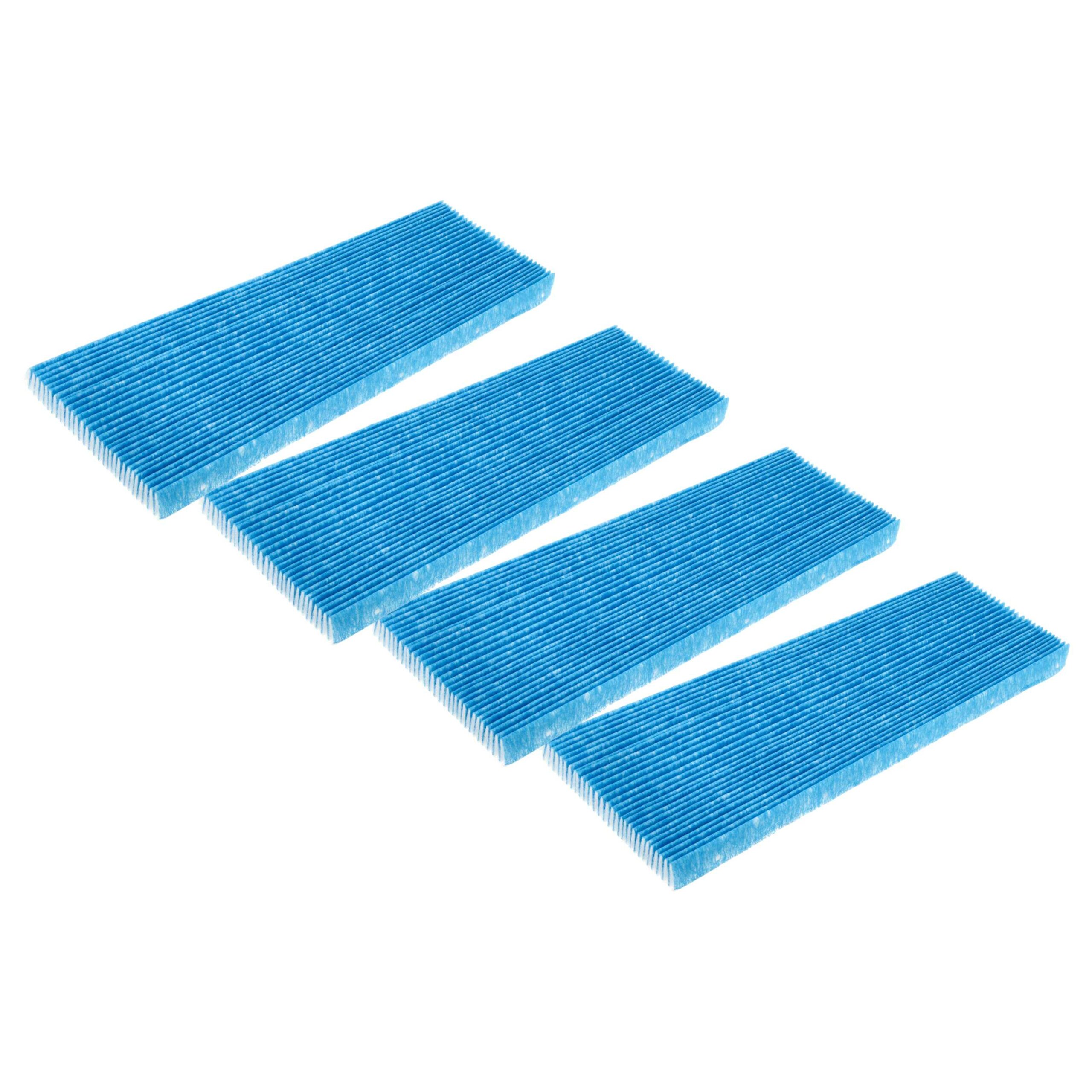Pack 4x Filtro de Substituição para Purificador Daikin KAC017A4E, KAC998A4E - Filtro 2 em 1 vhbw