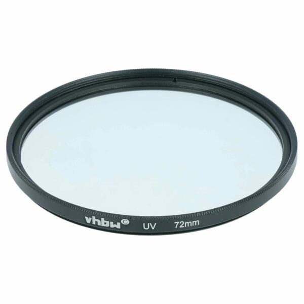 Filtro UV 72 mm para Câmaras e Objetivas - Proteção e Qualidade de Imagem vhbw
