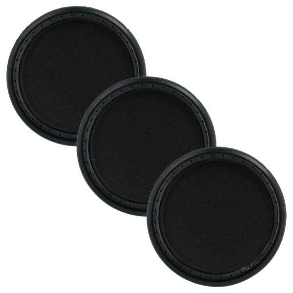 3x Filtro Motor vhbw para Aspirador Arnica BF 84, 10,9 x 10,9 cm