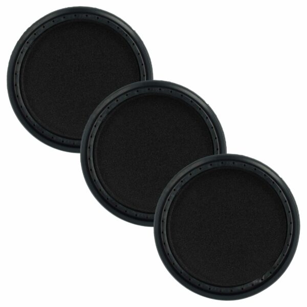 3x Filtro Motor vhbw para Aspirador Arnica BF 84, 10,9 x 10,9 cm