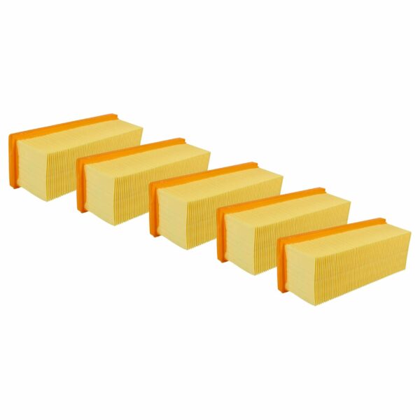 5x Filtros plissados vhbw substitui Kärcher 6.414-498.0 para Aspirador Kärcher
