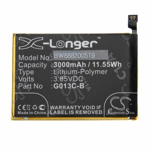 Bateria de Telemóvel vhbw para Google Pixel 3 XL, G013C — 2900 mAh 3.85 V