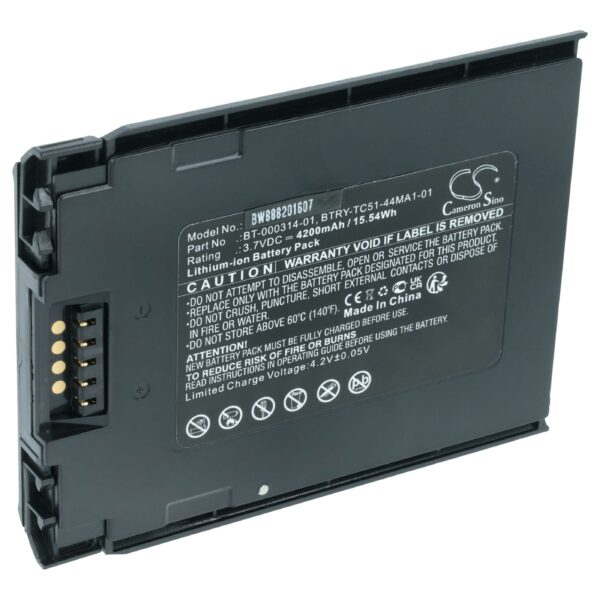 Bateria vhbw para Zebra TC51 - 4200mAh, 3.7V (Substitui BT-000314-01, BTRY-TC51-43MA1-01)