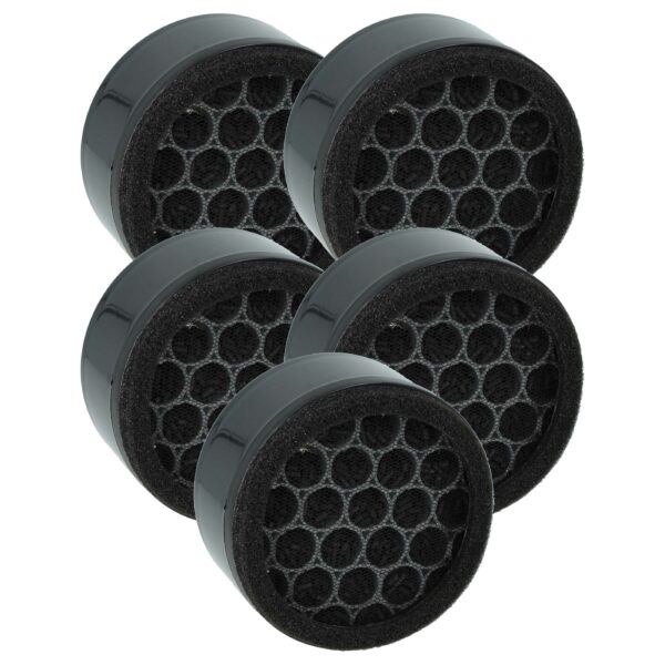 5x Filtro combinatório vhbw para Purificador de Ar Baren, Acekool B-D01 - Pré-filtro + HEPA + Carvão Ativado