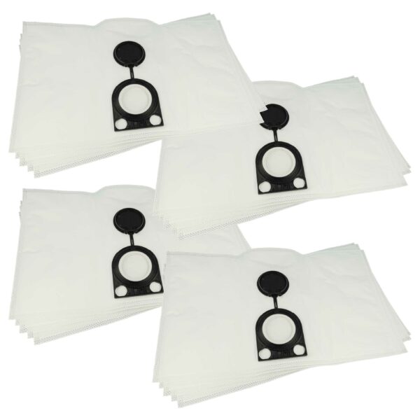 20x Sacos para Aspirador vhbw compatível Starmix FBV 20, 434827 - Microfleece