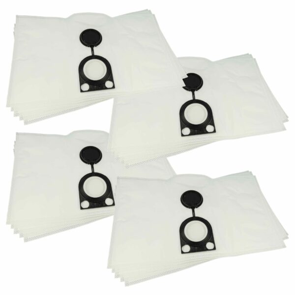 20x Sacos para Aspirador vhbw compatível Starmix FBV 20, 434827 - Microfleece
