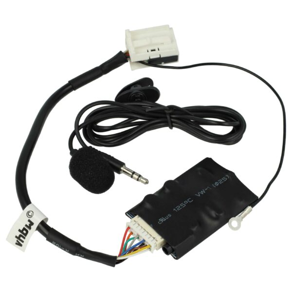 Adaptador Bluetooth para Rádio Automóvel vhbw - Conector 12 Pinos Quadlock