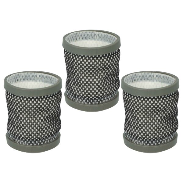Pack 3x Filtros de Escape vhbw para Aspirador Hoover / Dirt Devil 0698002