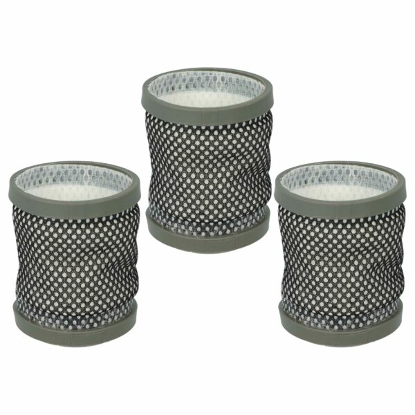 Pack 3x Filtros de Escape vhbw para Aspirador Hoover / Dirt Devil 0698002