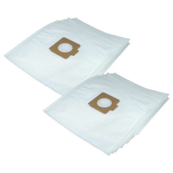Pack 20x Sacos para Aspirador compatíveis com Moulinex MO3927PA, 9A82030 - vhbw microfleece