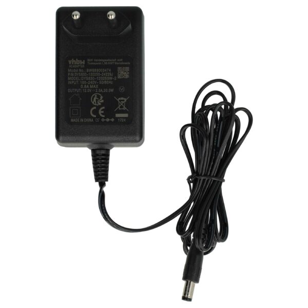 Adaptador de Alimentação vhbw para Jabra Soundbar 14174-04, 12 V, 2.5 A