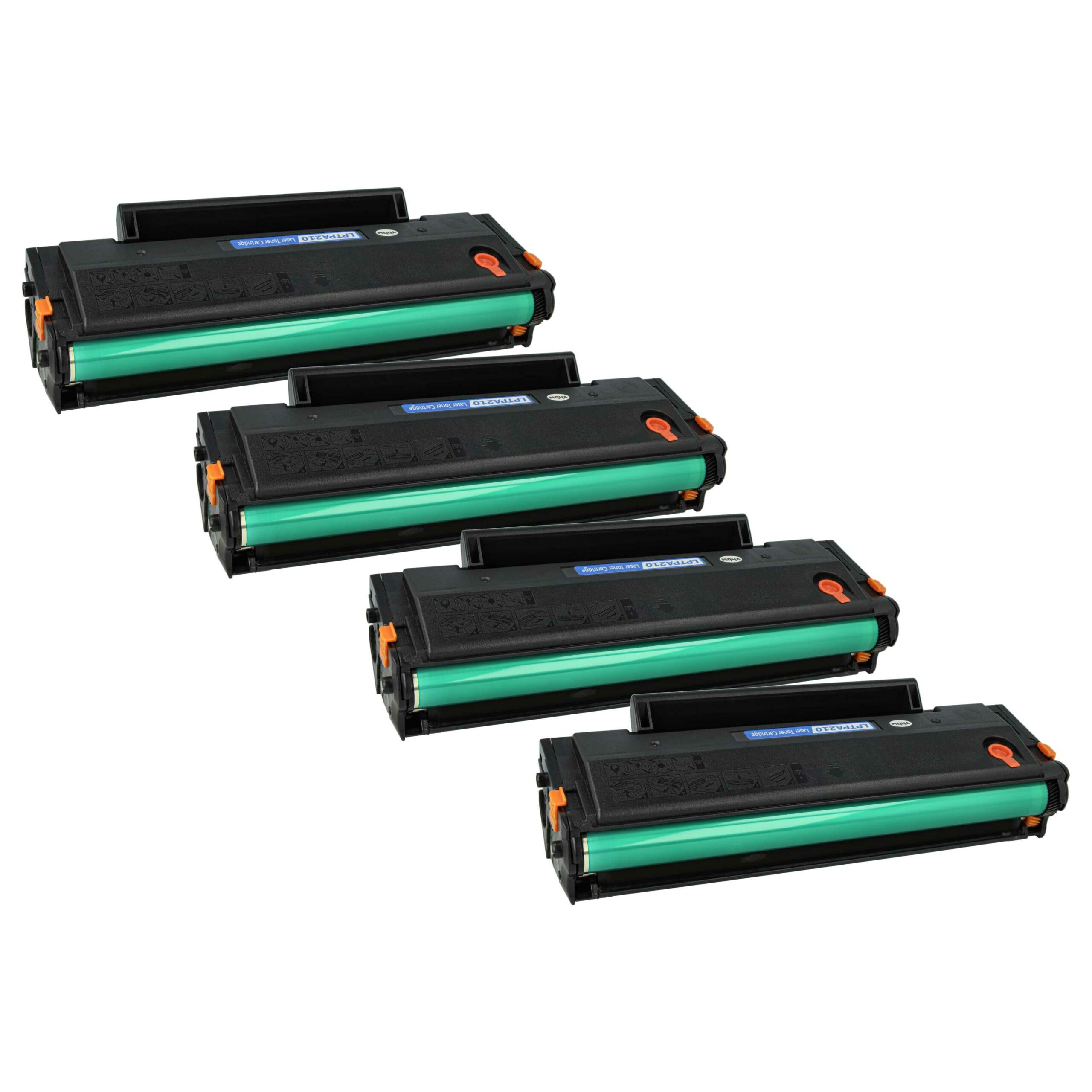 Pack 4x Toner vhbw Compatível Pantum PA-210 Preto