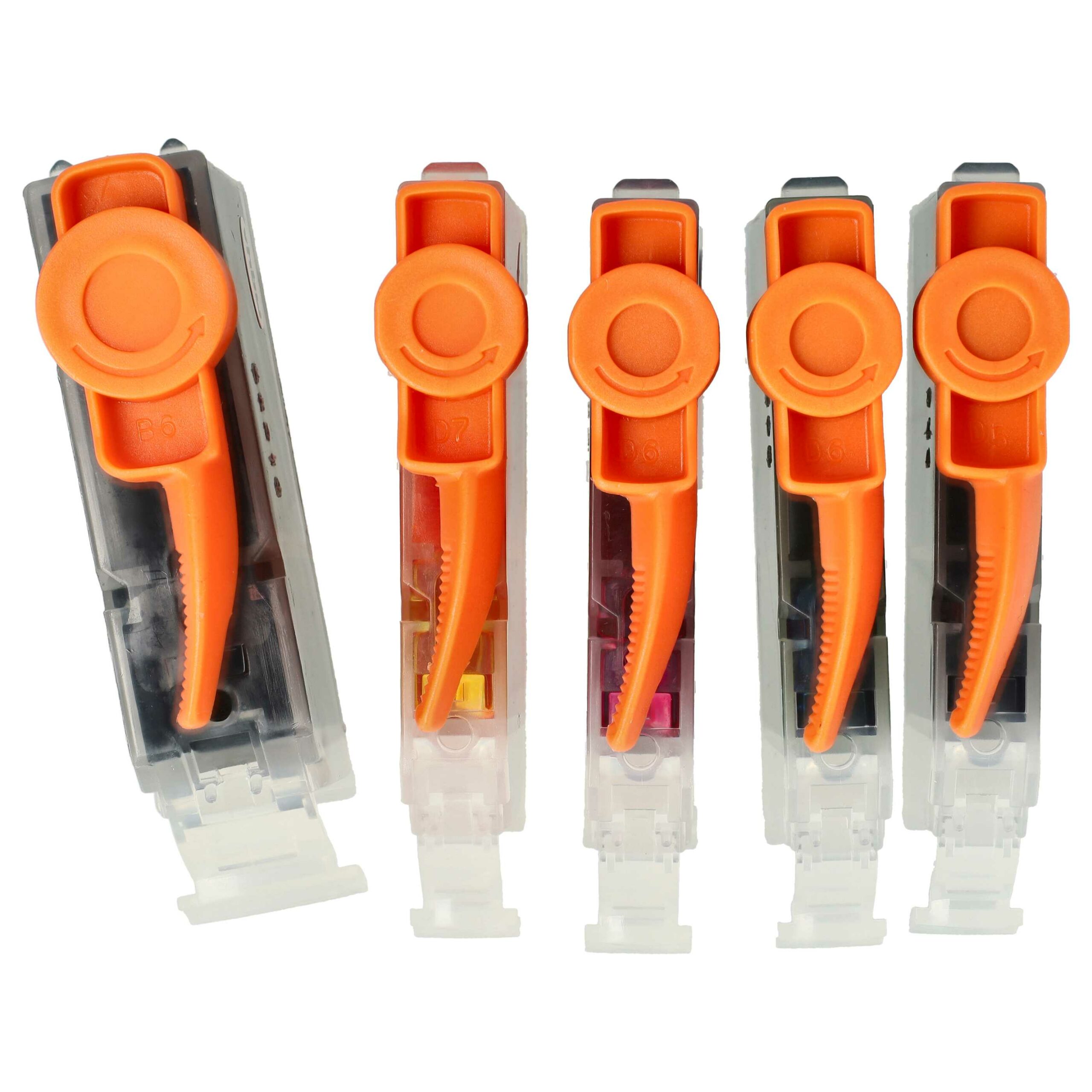 Conjunto de 20x Tinteiros vhbw para Canon IP3000, i550, i560 - Preto / Cores - Image 4