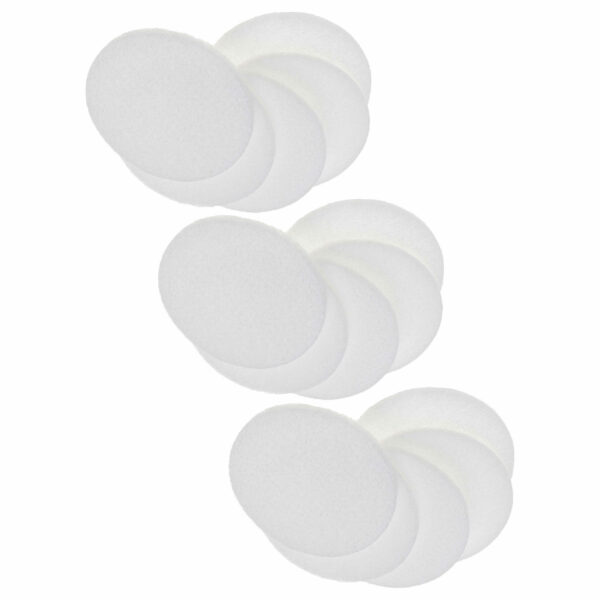 Lote de 15x Filtros para Motor Kärcher 6.414-611.0 compatíveis com Aspiradores Sprintus, 8.1 x 8.1 cm