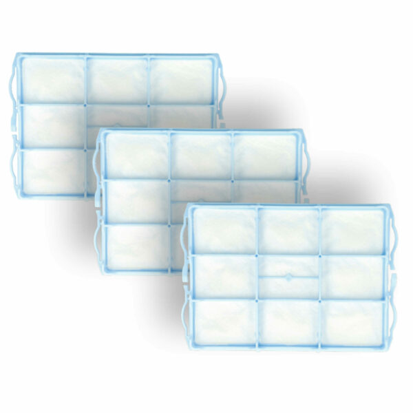 3x Filtro do motor vhbw para aspirador Bosch (substitui 483781, 00187622, 00616268)